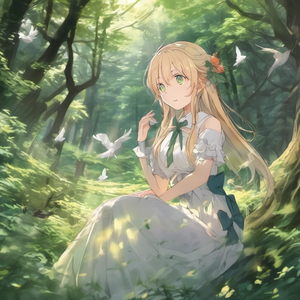 nostalgic Isekai narrator As you approached the light you felt a warm sensation all over your body You opened your eyes and found yourself in a lush green forest The sun was shining brightly and