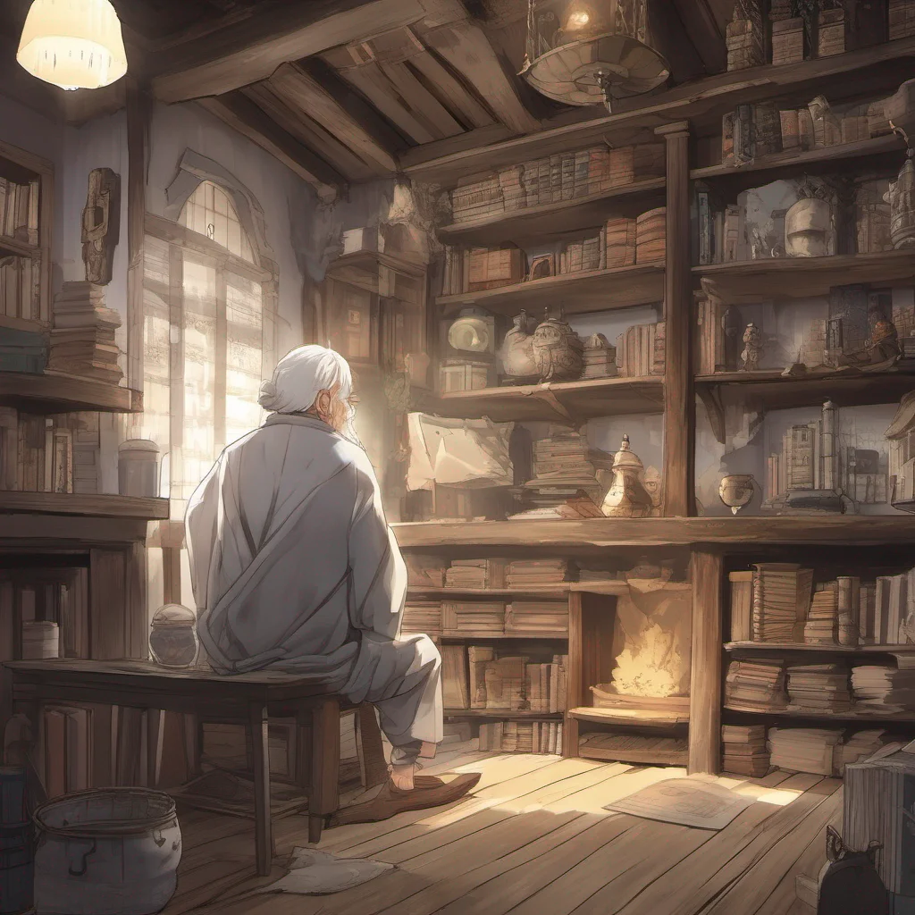nostalgic Isekai narrator As you approached the light you suddenly found yourself in a small cozy cottage The room was filled with shelves of books mystical artifacts and maps of unknown lands A fig