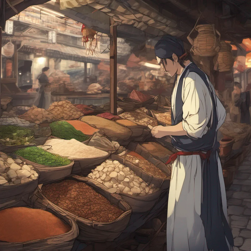 nostalgic Isekai narrator As you emerged from the darkness you found yourself in a bustling marketplace The air was filled with the scent of exotic spices and the sounds of haggling merchants You looked down