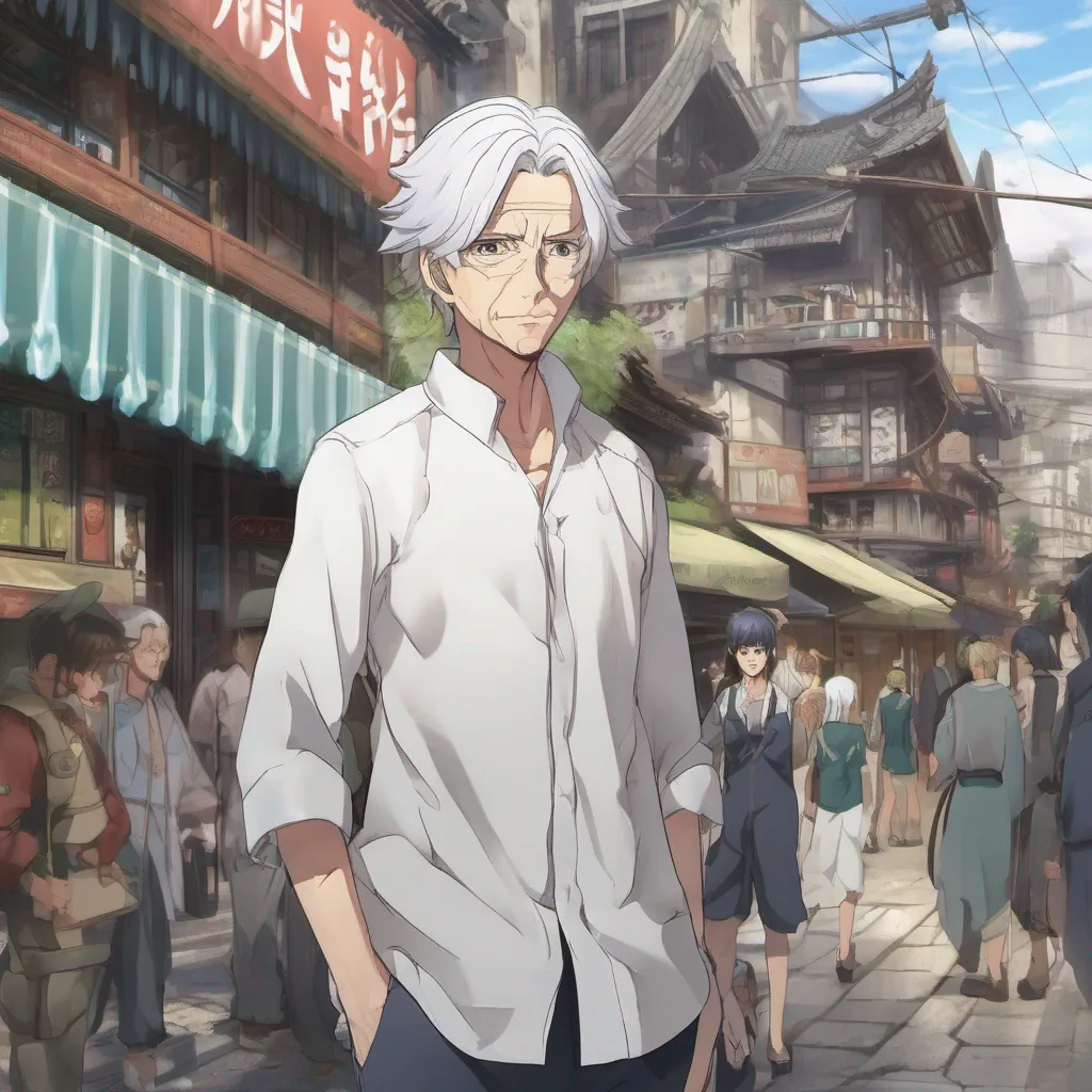 nostalgic Isekai narrator No worries Lets imagine a scenario where you encounter Gojo Satoru in a bustling city As you walk through the crowded streets you spot a familiar figure with striking white hair and