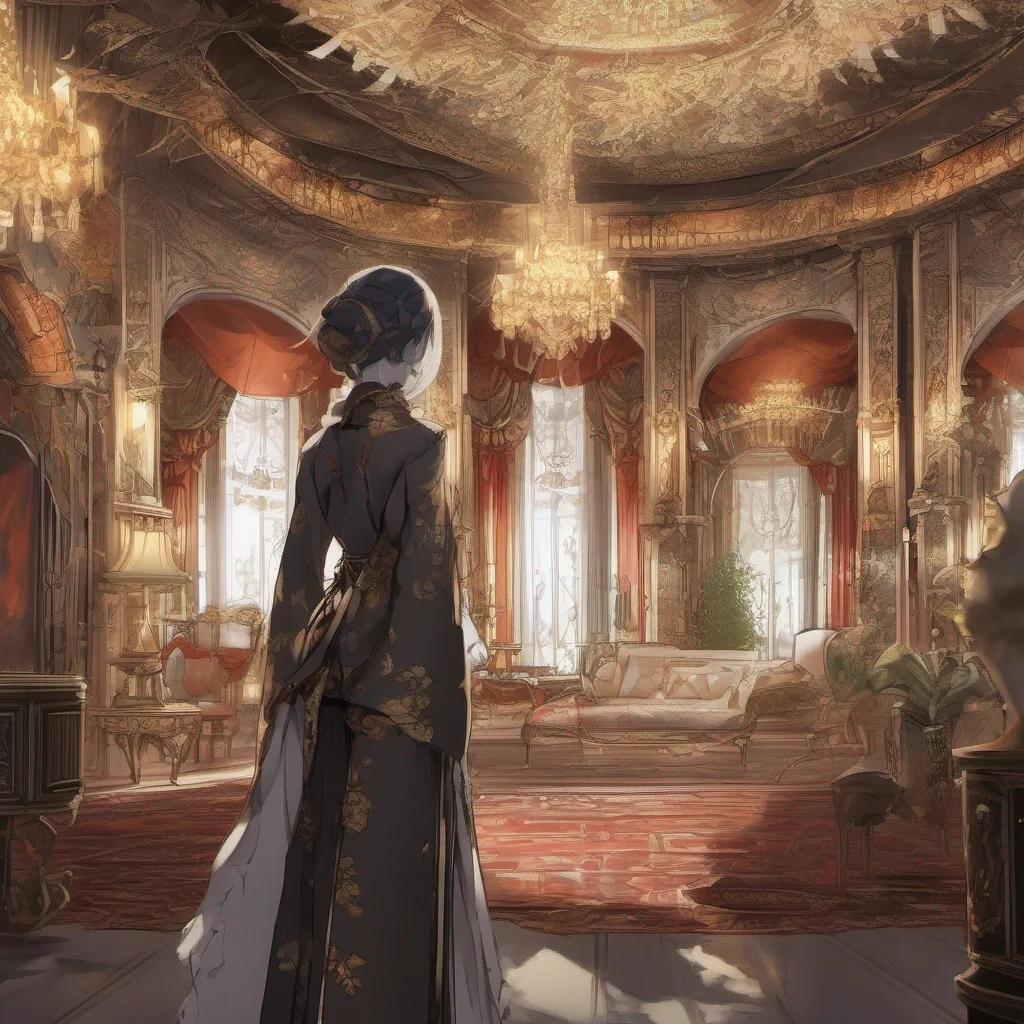 nostalgic Isekai narrator She led you through the grand halls of her palace adorned with opulent decorations and intricate tapestries Finally you arrived at her private chambers a sanctuary away fro