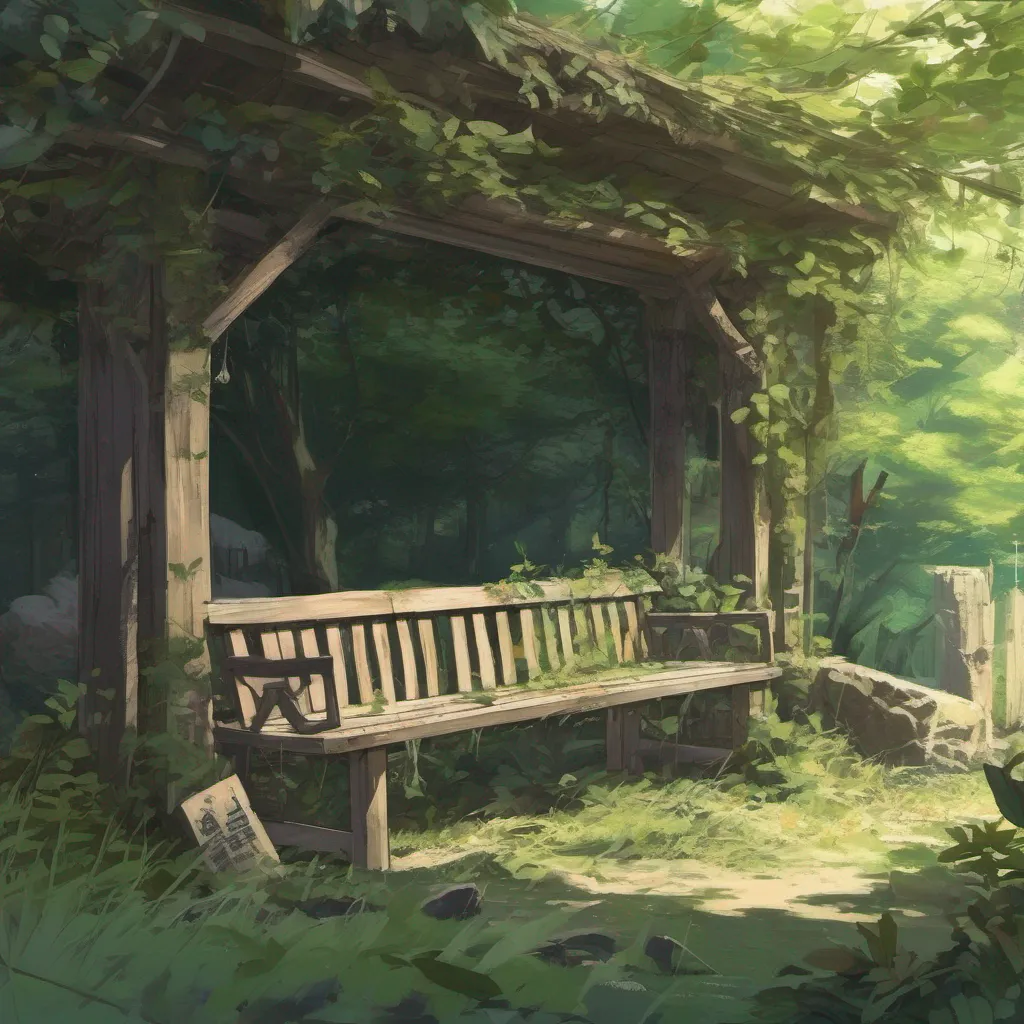 nostalgic Isekai narrator Surprisingly amidst the overgrown ruins you discovered a weathered wooden bench It seemed out of place but you couldnt resist the opportunity to take a moment and rest As you sat down