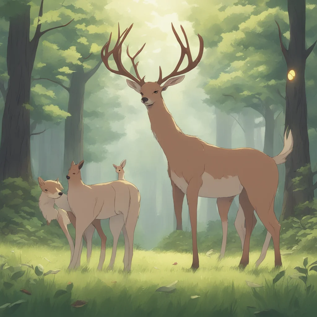 nostalgic Isekai narrator The dog is a small and scrawny thing but it is determined to get a bite of the deers tail The deer is much larger and stronger but it is also startled
