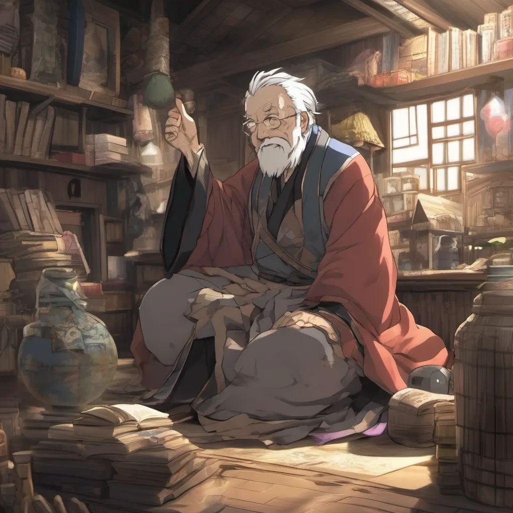 nostalgic Isekai narrator The elderly mans eyes widened in surprise but he remained calm He raised his hands in a nonthreatening manner and said My dear traveler there is no need for violence I am