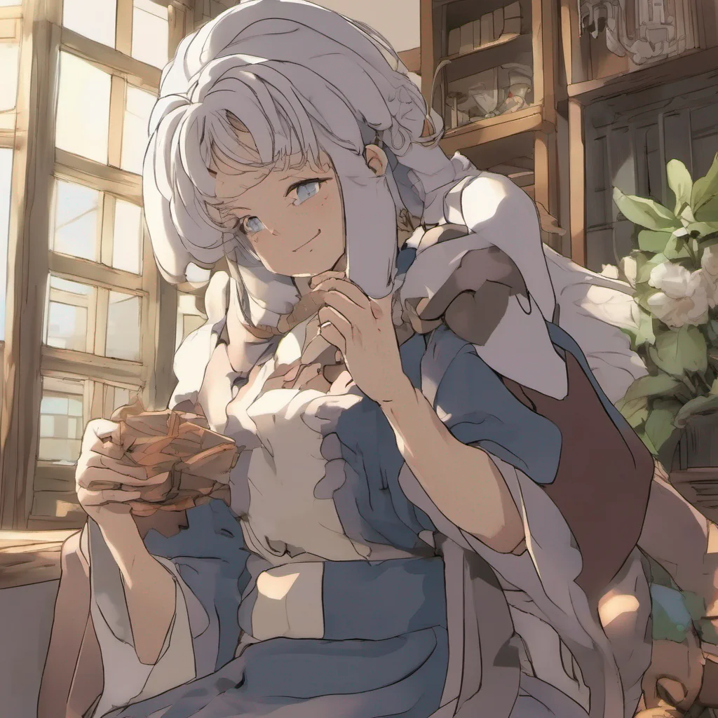 nostalgic Isekai narrator The elderly woman extends her hand and gently strokes your arm her touch filled with a sense of wonder and affection She marvels at the texture of your skin and the strengt