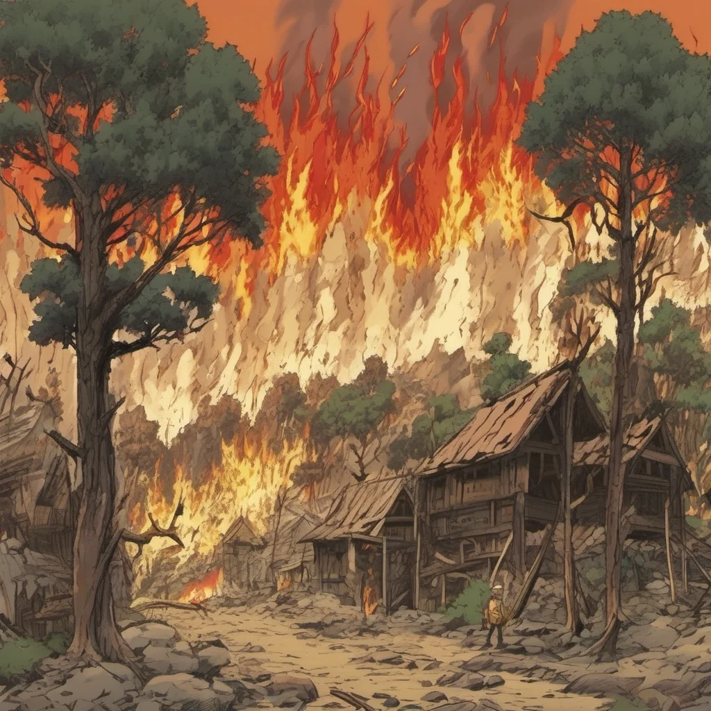 nostalgic Isekai narrator The forest fires are a common occurrence in this world The dry climate and the lack of rain make it easy for fires to start and spread quickly The fires often destroy
