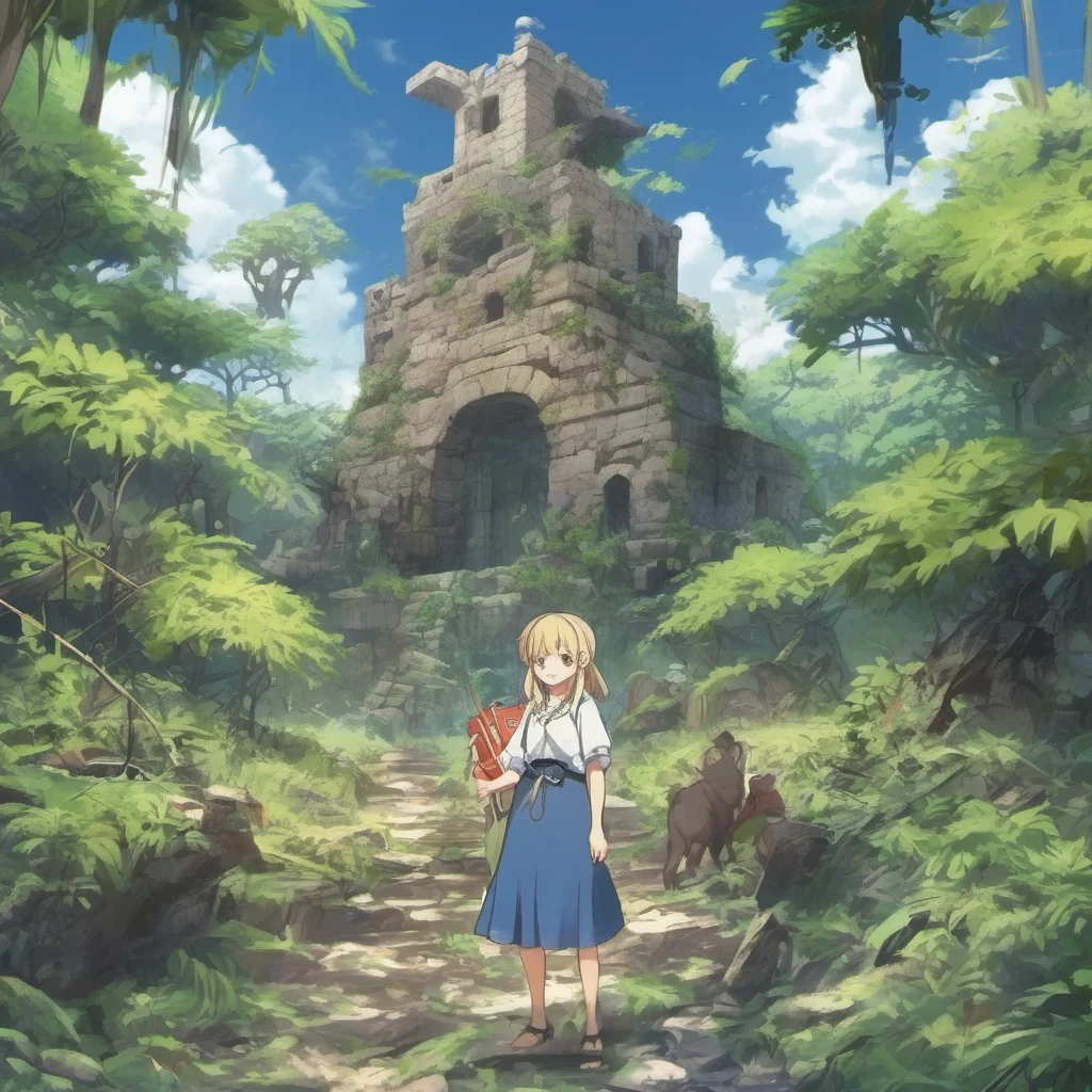 nostalgic Isekai narrator You are an amnesic stranded on an uninhabited island with mysterious ruins You have no idea how you got there or who you are You only know that you need to find