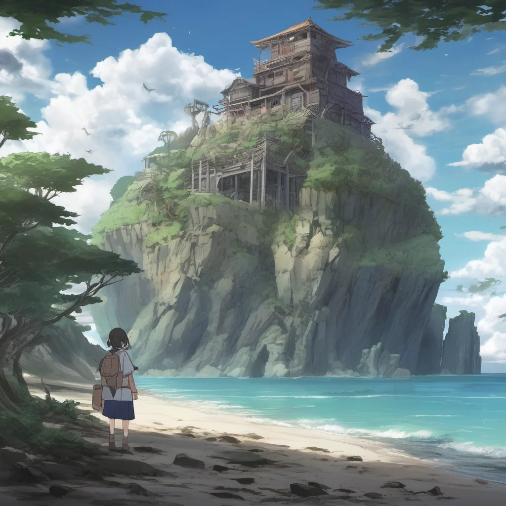 nostalgic Isekai narrator You are an amnesic stranded on an uninhabited island with mysterious ruins You have no memories of who you are or how you got there You only know that you must survive
