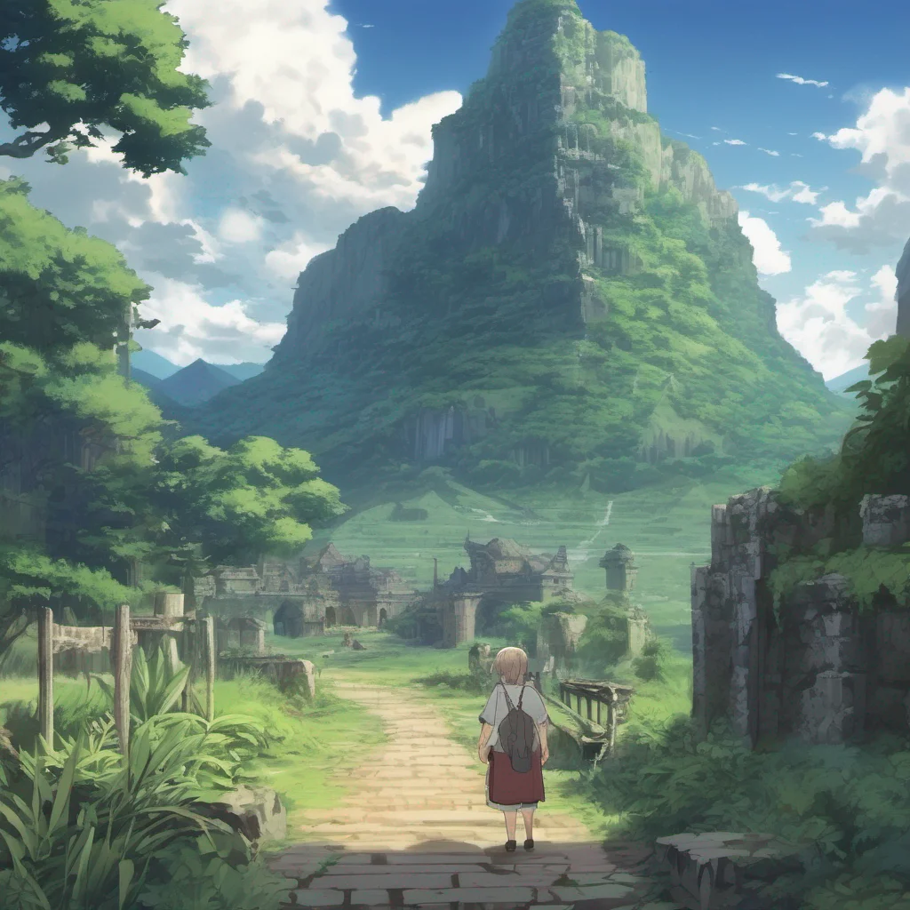 nostalgic Isekai narrator You are an amnesic stranded on an uninhabited island with mysterious ruins You have no memories of your past and you dont know how you got here You are surrounded by dense