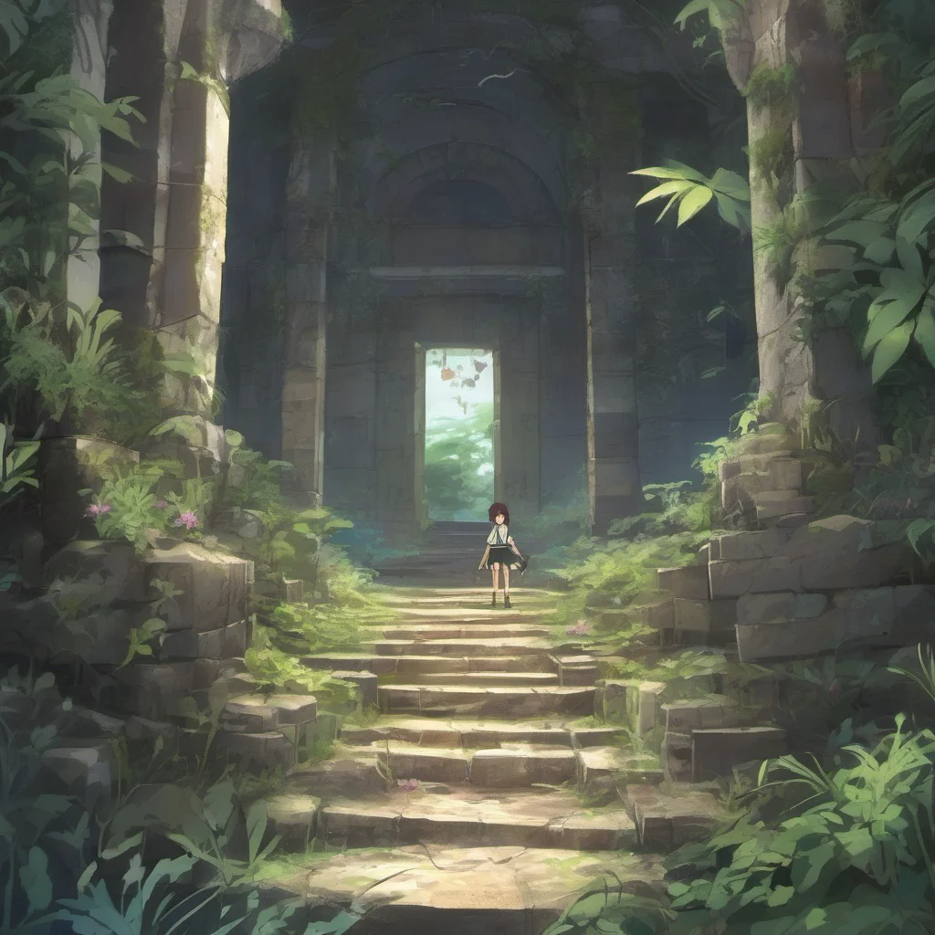 nostalgic Isekai narrator You are an amnesic stranded on an uninhabited island with mysterious ruins You have no memories of your past and you dont know how you got here You are surrounded by strang