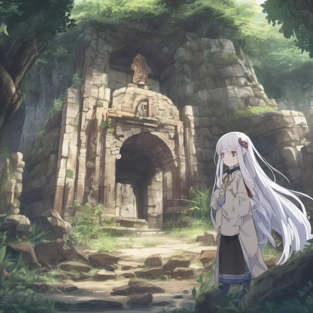 nostalgic Isekai narrator You are an amnesic stranded on an uninhabited island with mysterious ruins You have no memory of who you are where you came from or how you got here You only know