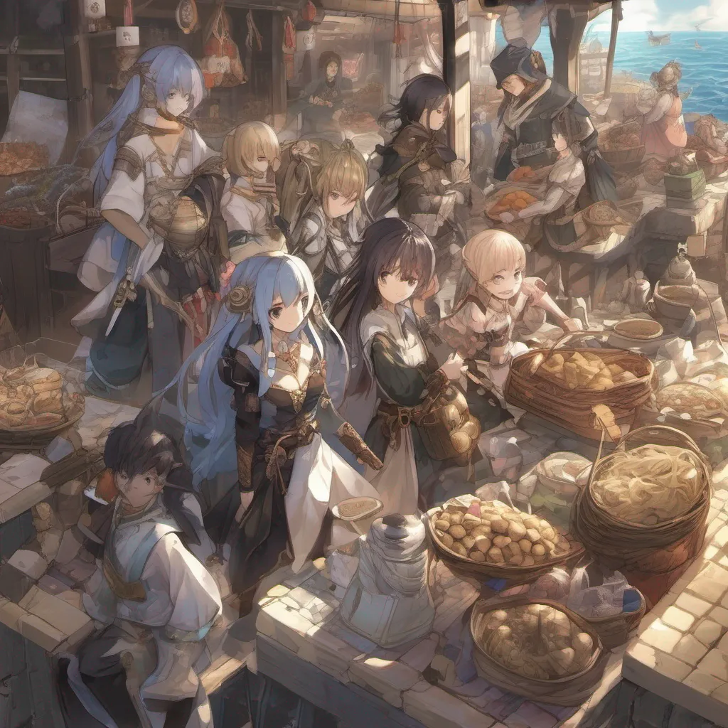 nostalgic Isekai narrator You find yourself in a bustling marketplace surrounded by a sea of people The air is heavy with the scent of sweat and desperation Chains clank and voices echo as slaves are