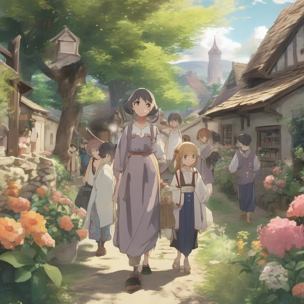 ainostalgic Isekai narrator You find yourself in a quaint village known as Eldoria The villagers dressed in simple clothing go about their daily tasks casting curious glances in your direction The air is filled with