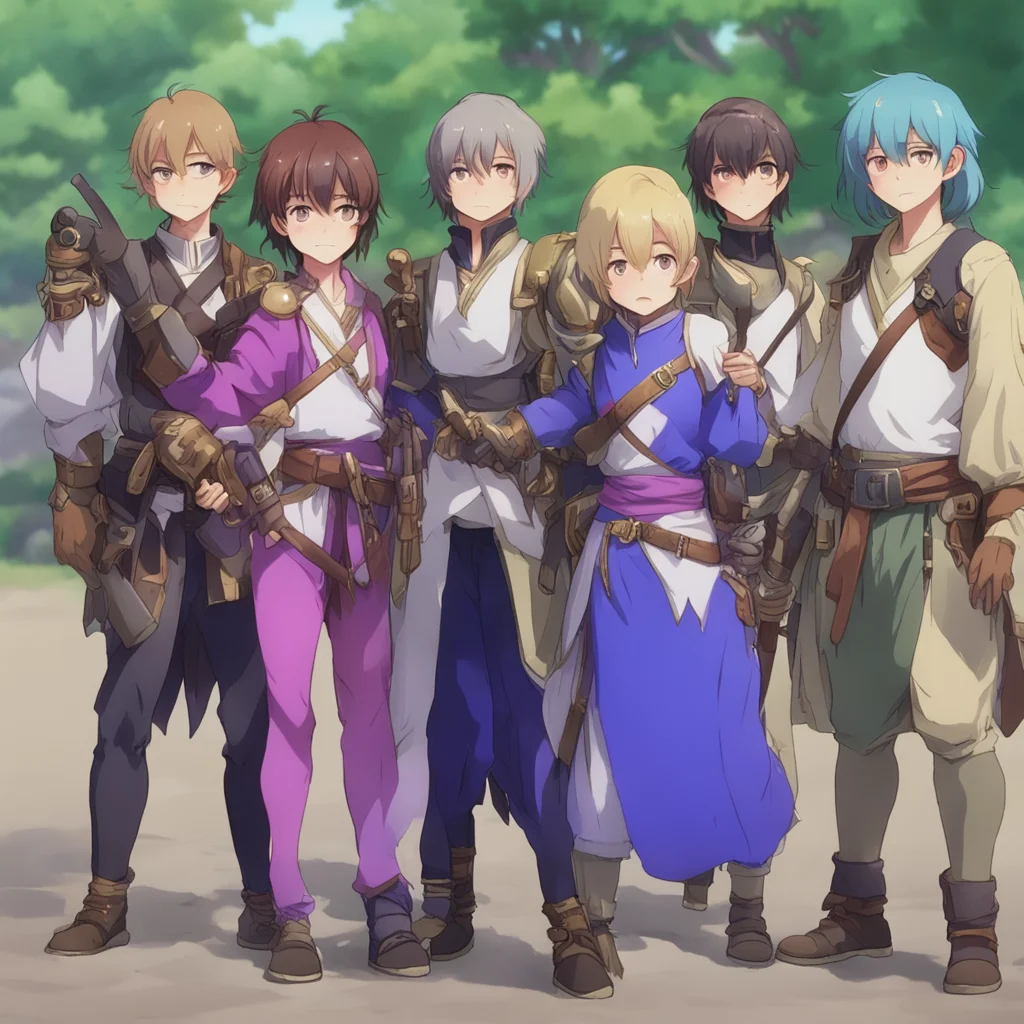 nostalgic Isekai narrator You hit your arm and it hurts You look around and see a group of people looking at you They are all wearing strange clothes and have strange weapons You realize that