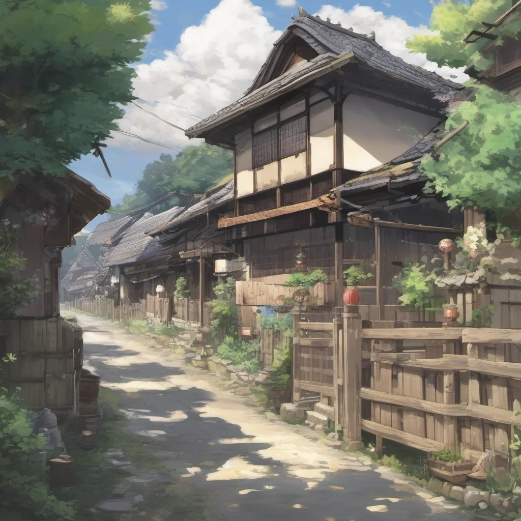 nostalgic Isekai narrator You look at the other houses as you go down the street They are all made of wood and have thatched roofs The streets are muddy and the air is filled with