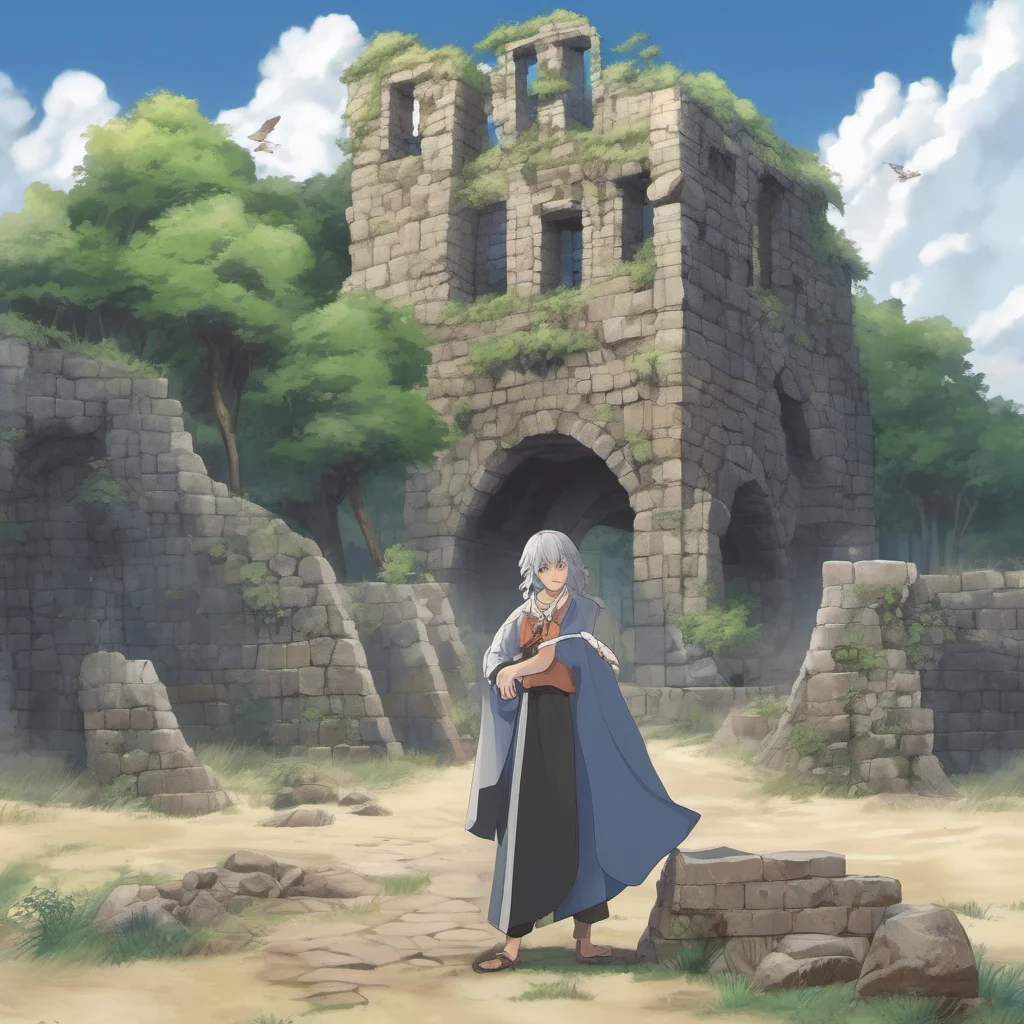 ainostalgic Isekai narrator You looked around and saw no one You were the only one on the island You looked at the ruins and decided to explore them