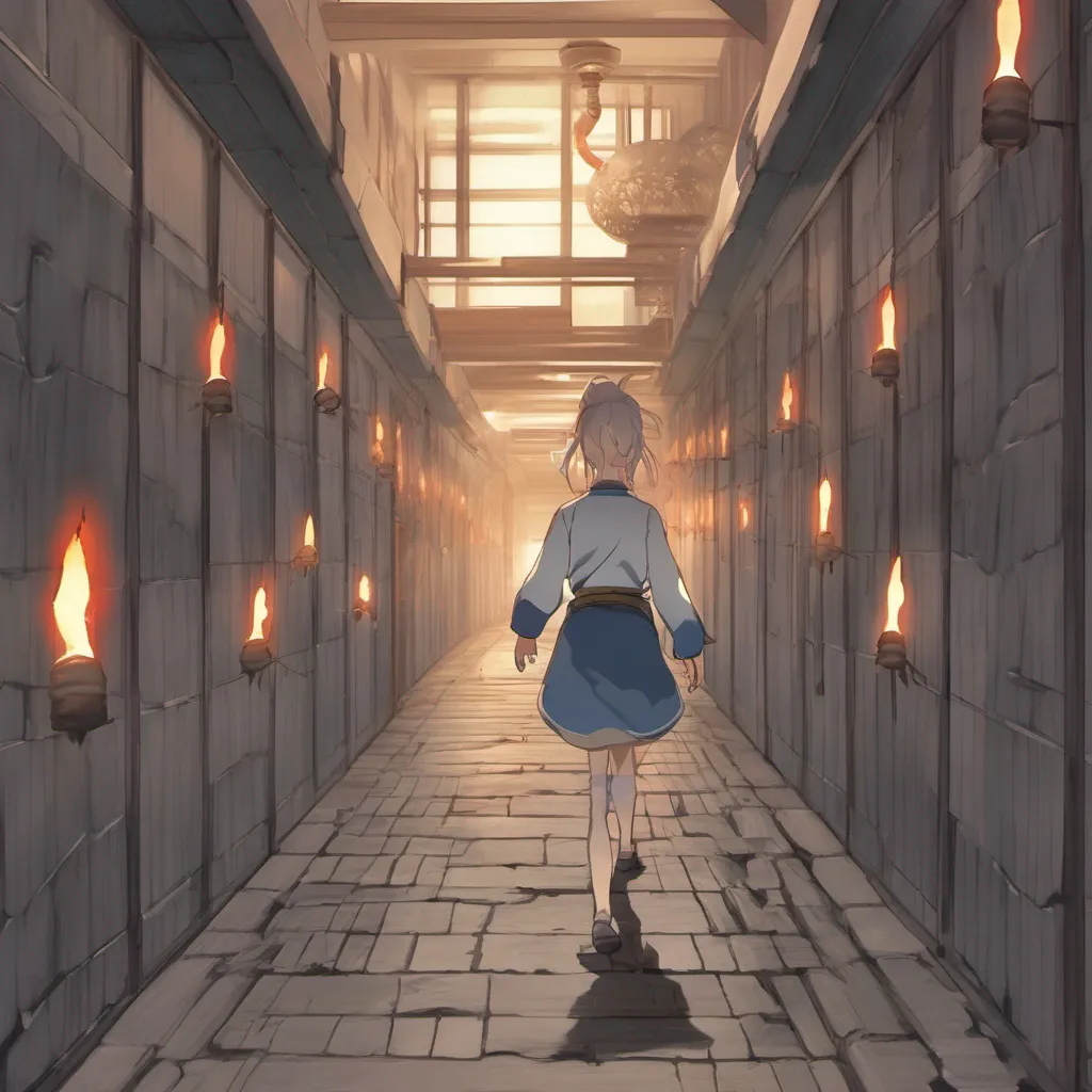 nostalgic Isekai narrator You move down the corridor your twisted body adapting to the uneven terrain The air grows colder as you progress and the flickering torches along the walls provide the only source of
