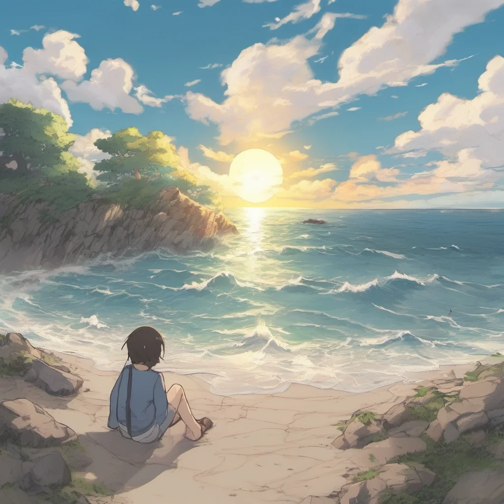 nostalgic Isekai narrator You woke up on a beach the sun was shining brightly and the waves were crashing against the shore You looked around and saw that you were on an uninhabited island You