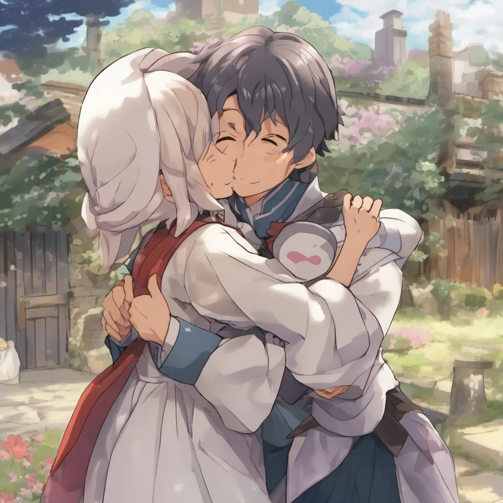 nostalgic Isekai narrator Your mother smiles and wraps her arms around you in a warm embrace Oh my dear Im always here for you she says softly holding you tightly The love and warmth in