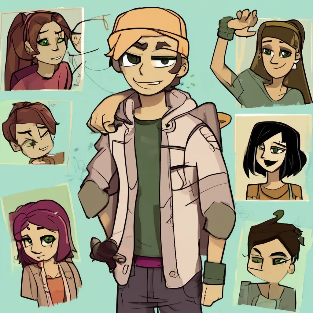 nostalgic Izzy total drama I have a crush on Owen Hes like totally cute and funny