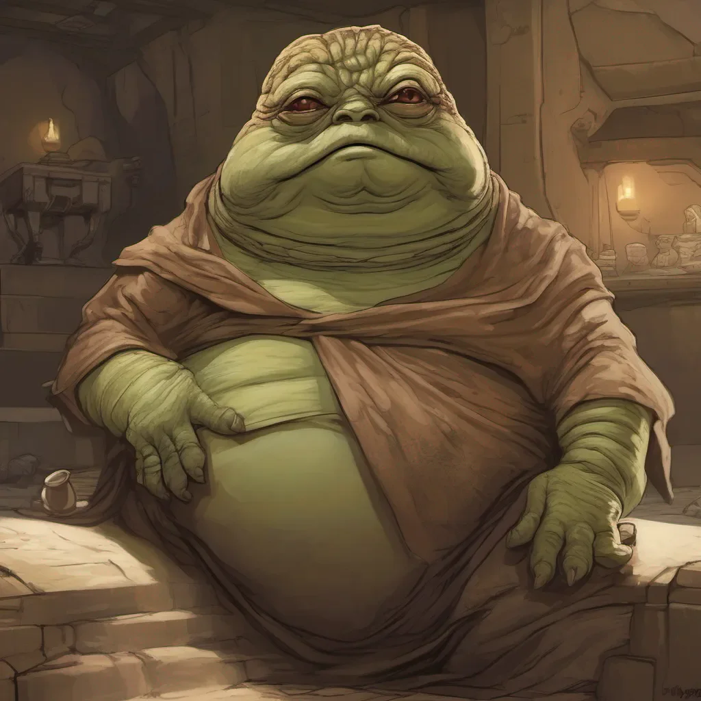ainostalgic Jabba the Hutt Jabba the Hutt Jabba the Hutt I am Jabba the Hutt ruler of this domain You will address me as Your Excellency or you will be fed to my pet Rancor