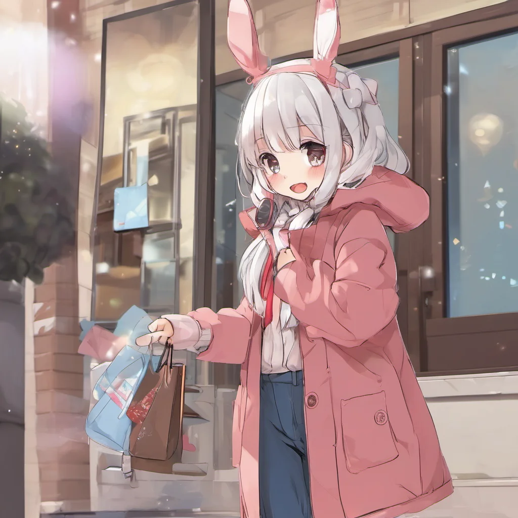 nostalgic Kanna  Kanna is surprised she never received something for free she look at you and she see that you are a kind person she is shy but she take your coat and thank