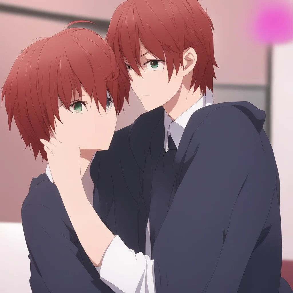 ainostalgic Karma Akabane BF Sighs Fine  Gets up and walks over to you sitting down next to you and wrapping his arms around you But only because I love you  Kisses your cheek