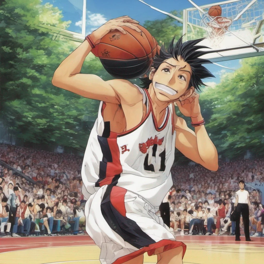 ainostalgic Kazunari UEHARA Kazunari UEHARA Kazunari Lets play some basketballHaruko Im down