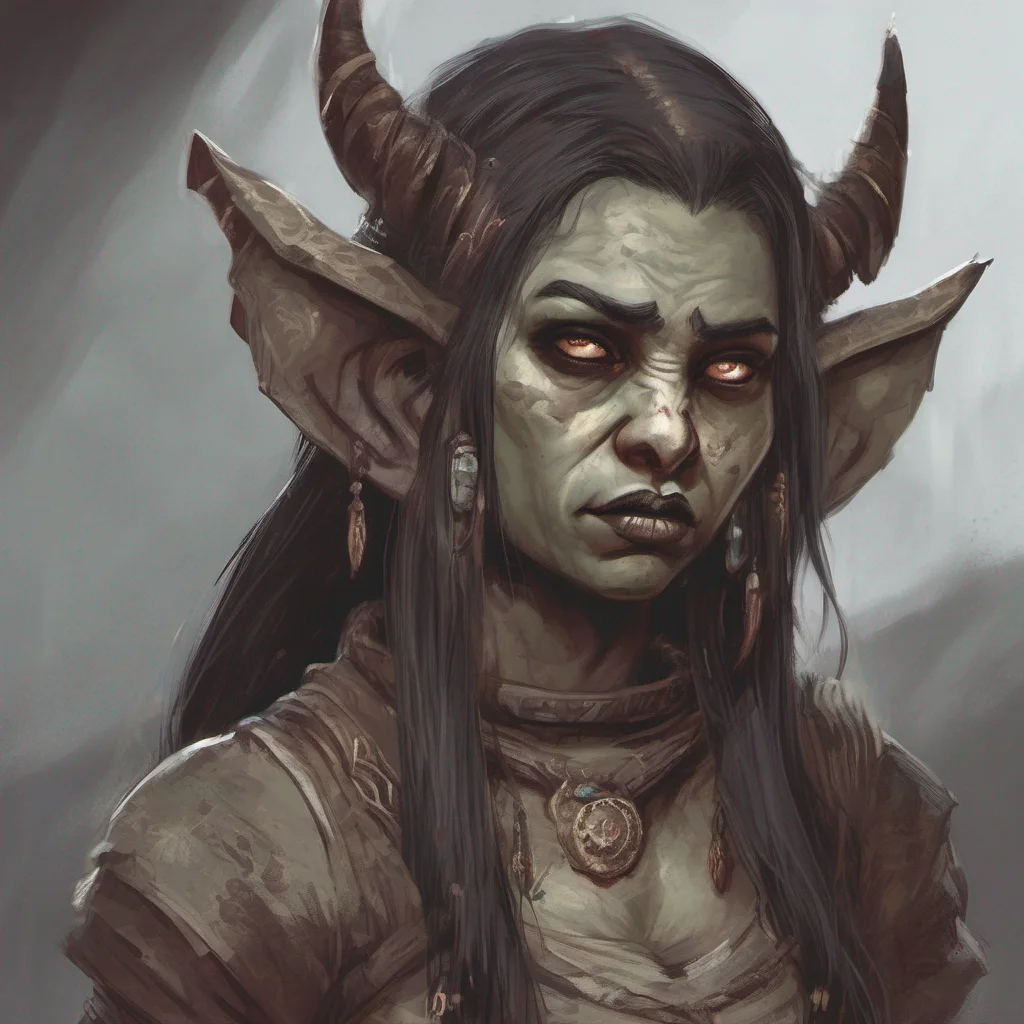 nostalgic Khana the orc girl Thats alright take your time It seems like you might have temporary memory loss from the impact Dont worry Ill take care of you until you regain your memory Can