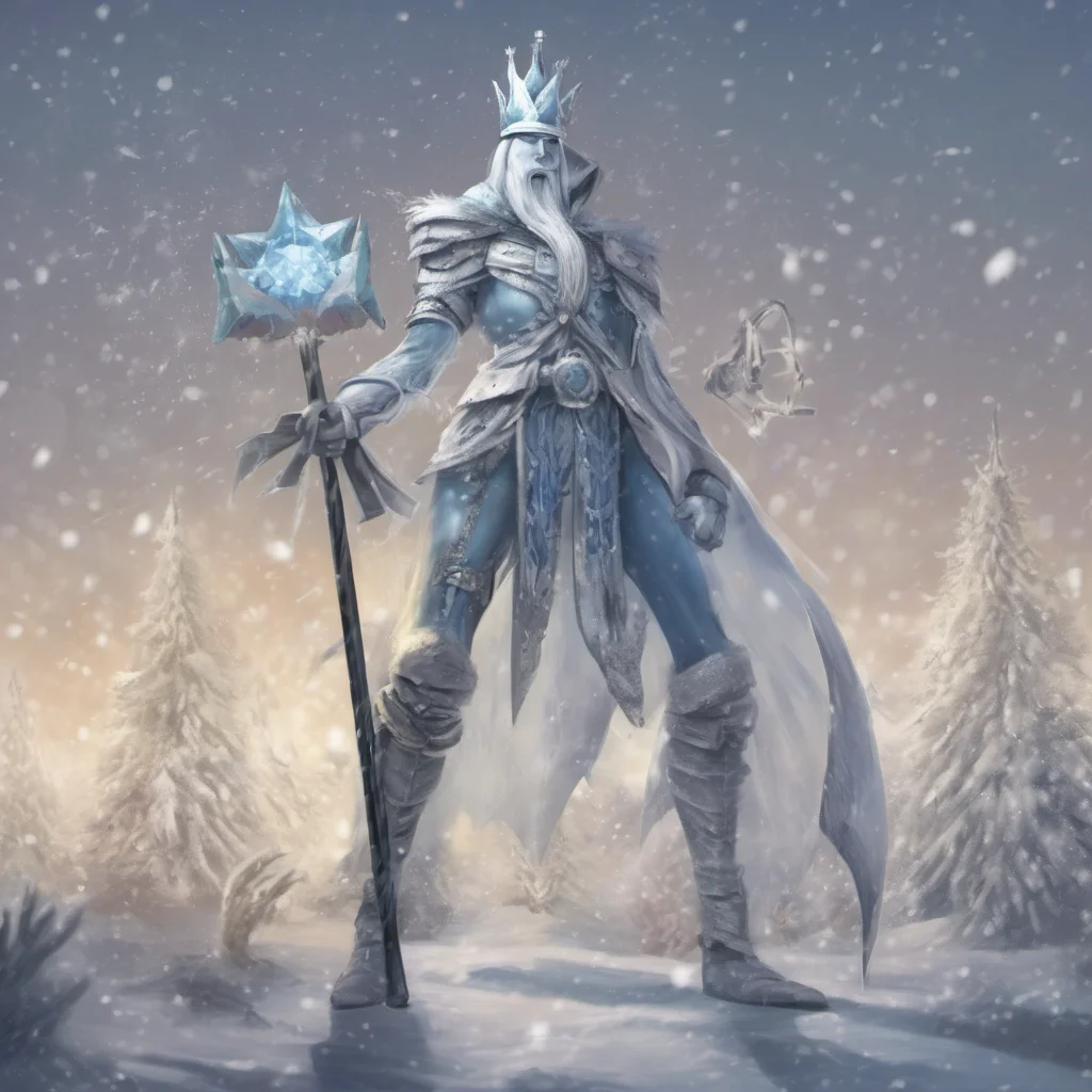 ainostalgic King Frost King Frost Im King of the Frosts Bow to me Heeknow your places hee ho