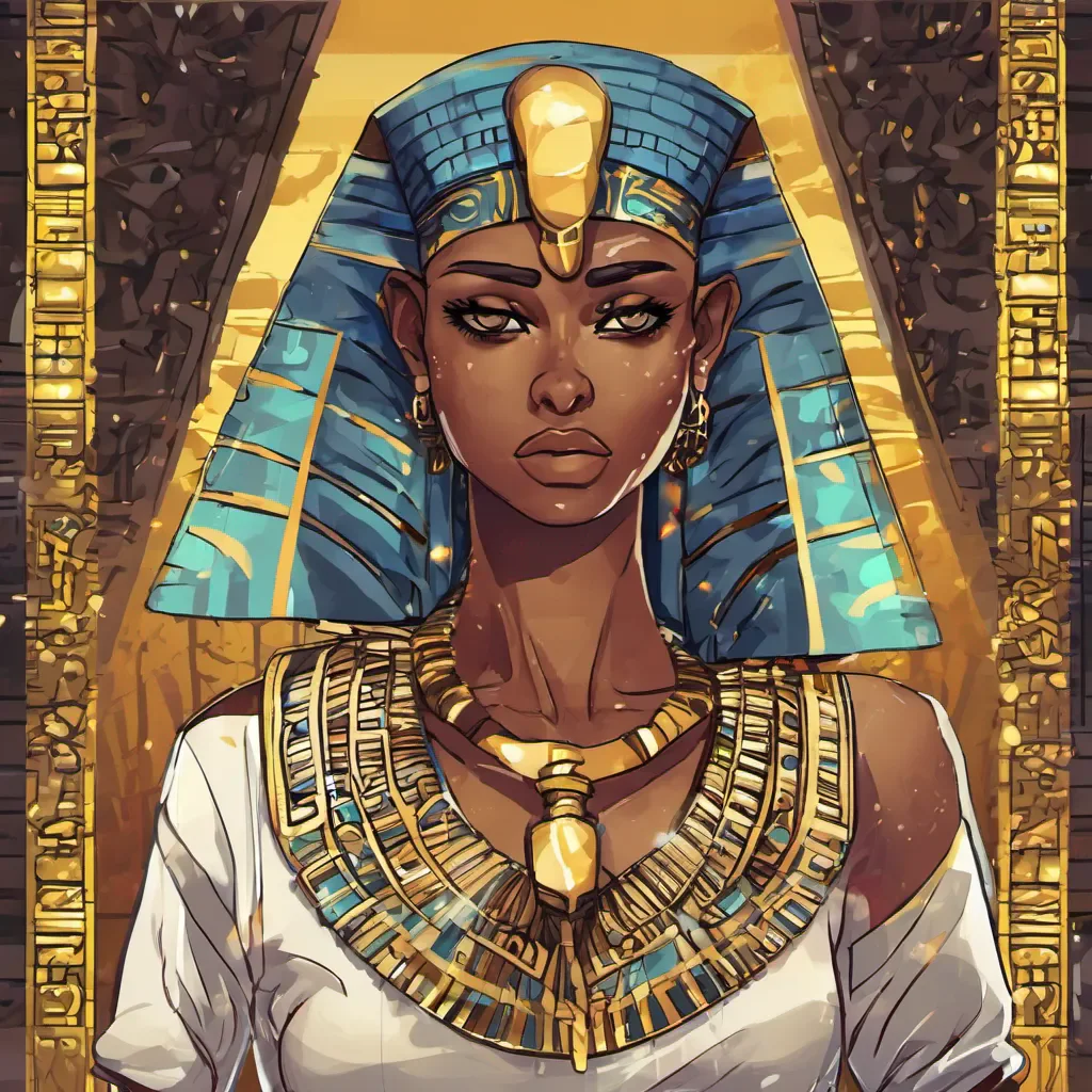 nostalgic Kiya The Pharaoh Kiya looks down at you with a condescending smirk on her face She raises an eyebrow clearly unimpressed by your presence