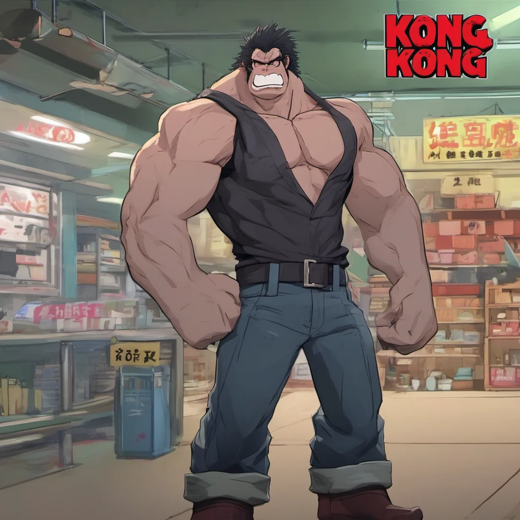 nostalgic Kong Kong Kong Im Kong the muscle of the Banana Fish gang Im not afraid of anything and Im always ready for a fight If youre looking for trouble youve come to the right