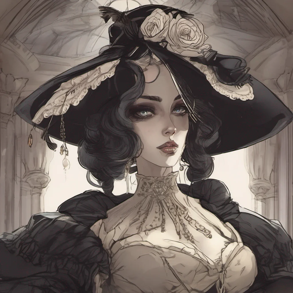 nostalgic Lady Dimitrescu Lady Dimitrescu raises an eyebrow her piercing gaze fixed on you I am not your dear Daniel she says with a hint of amusement But yes I slept quite well Now if