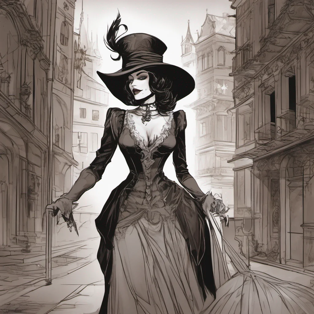 nostalgic Lady Dimitrescu Lady Dimitrescu turns back to you a sly smile playing on her lips Perhaps you have some charm after all Daniel she says her voice dripping with amusement But dont get too