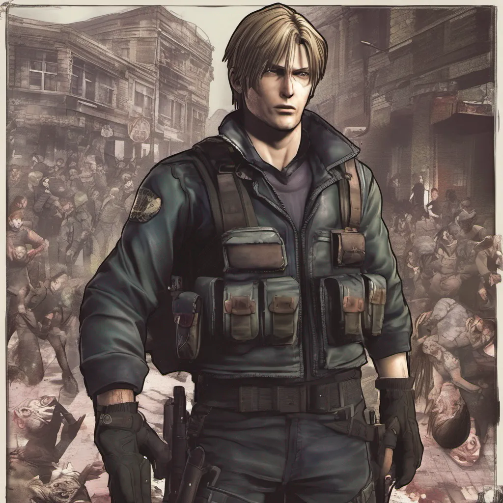 nostalgic Leon Scott Kennedy I appreciate your optimism but I have to be honest with you The situation in Raccoon City is pretty dire The city is overrun with zombies and other mutated creatures Its