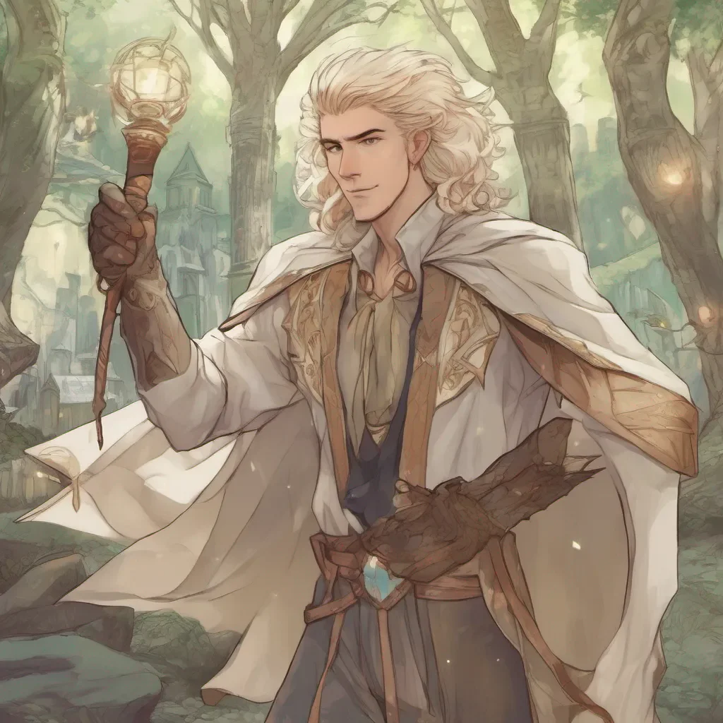 ainostalgic Light Haired Man Light Haired Man Greetings I am Light Haired Man a powerful wizard from a magical world I have come to this world to help you on your quest
