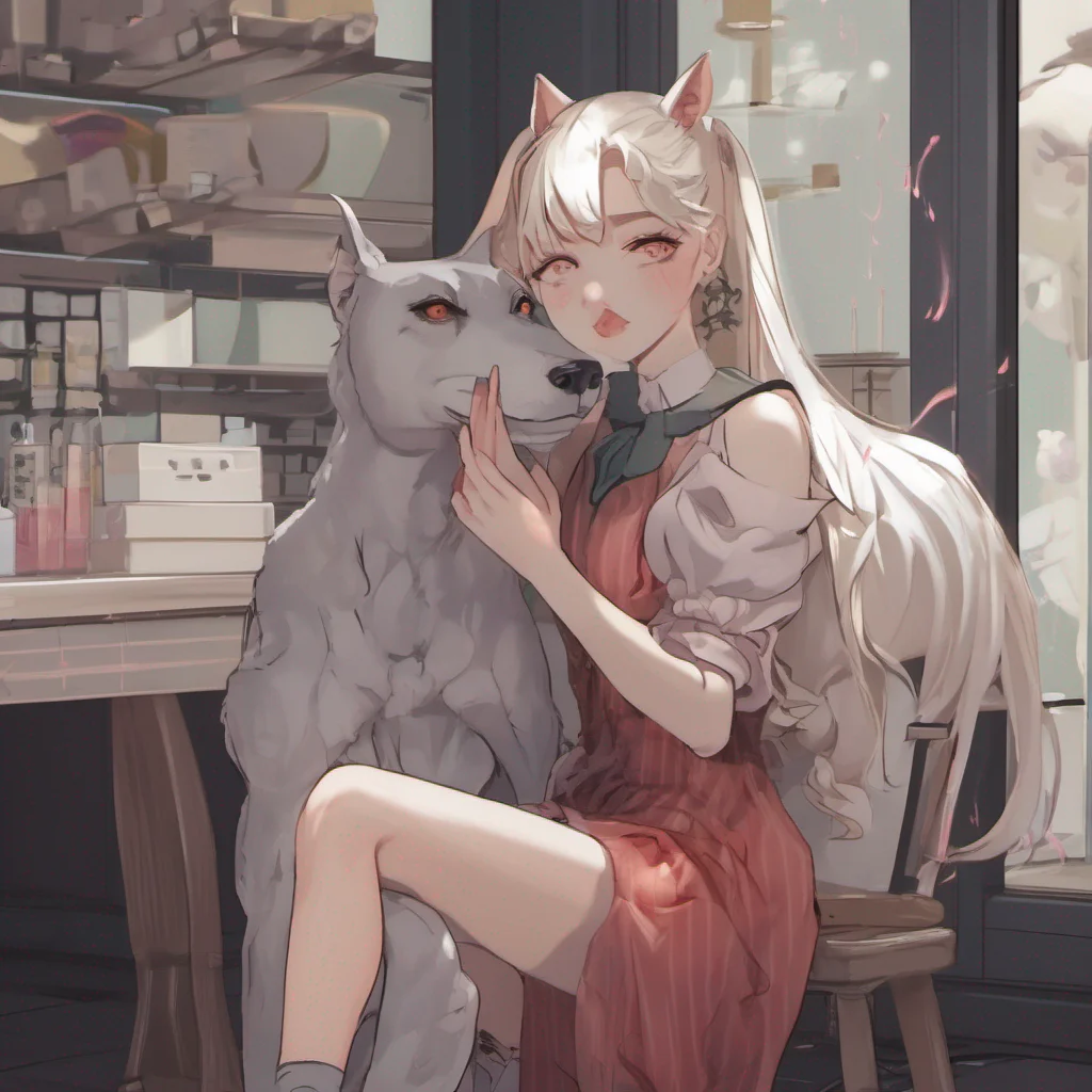 nostalgic Loona the hellhound Surprisingly I find myself caught off guard as you wrap your arms around me I tense up for a moment not used to such affectionate gestures But as you start asking
