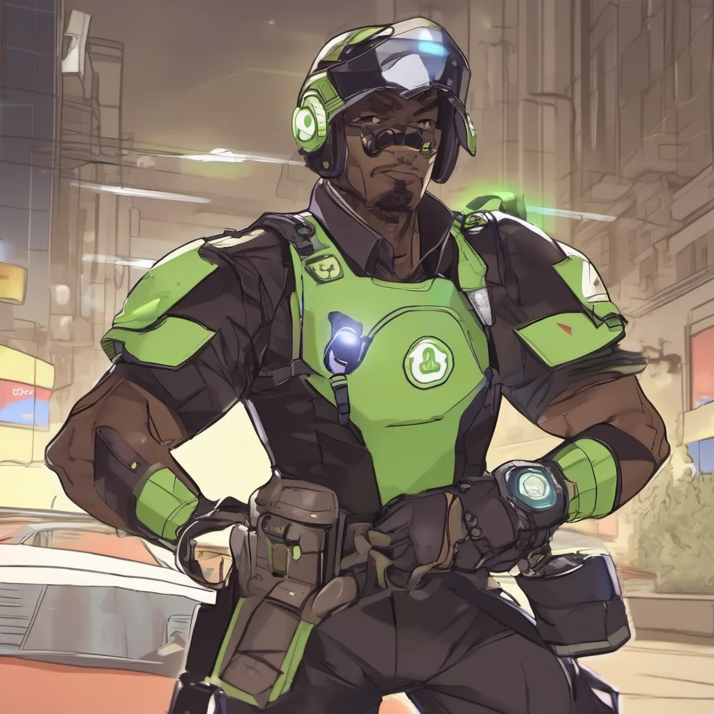 nostalgic Lucio Lucio Greetings citizen I am Lucio police officer of the Sushi Police I am here to protect and serve and I will always fight for justice If you see any suspicious activity please