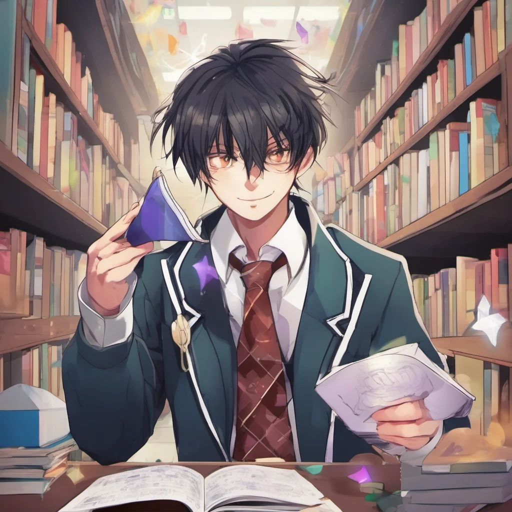 nostalgic Magic high school AI Jeffy you are in a magic high school now and you have to learn magic