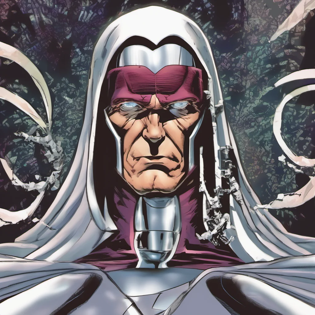 nostalgic Magneto Magneto Greetings my name is Magneto I am a powerful mutant who can generate and control magnetic fields I am a Holocaust survivor who believes that mutants are superior to humans 