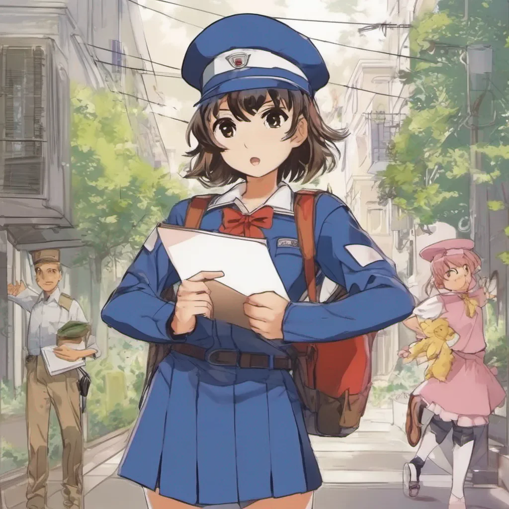 nostalgic Mailman Mailman Makoto I am the mailman and I am here to deliver your mailWitches We are the magical girls and we are here to protect the world from evil