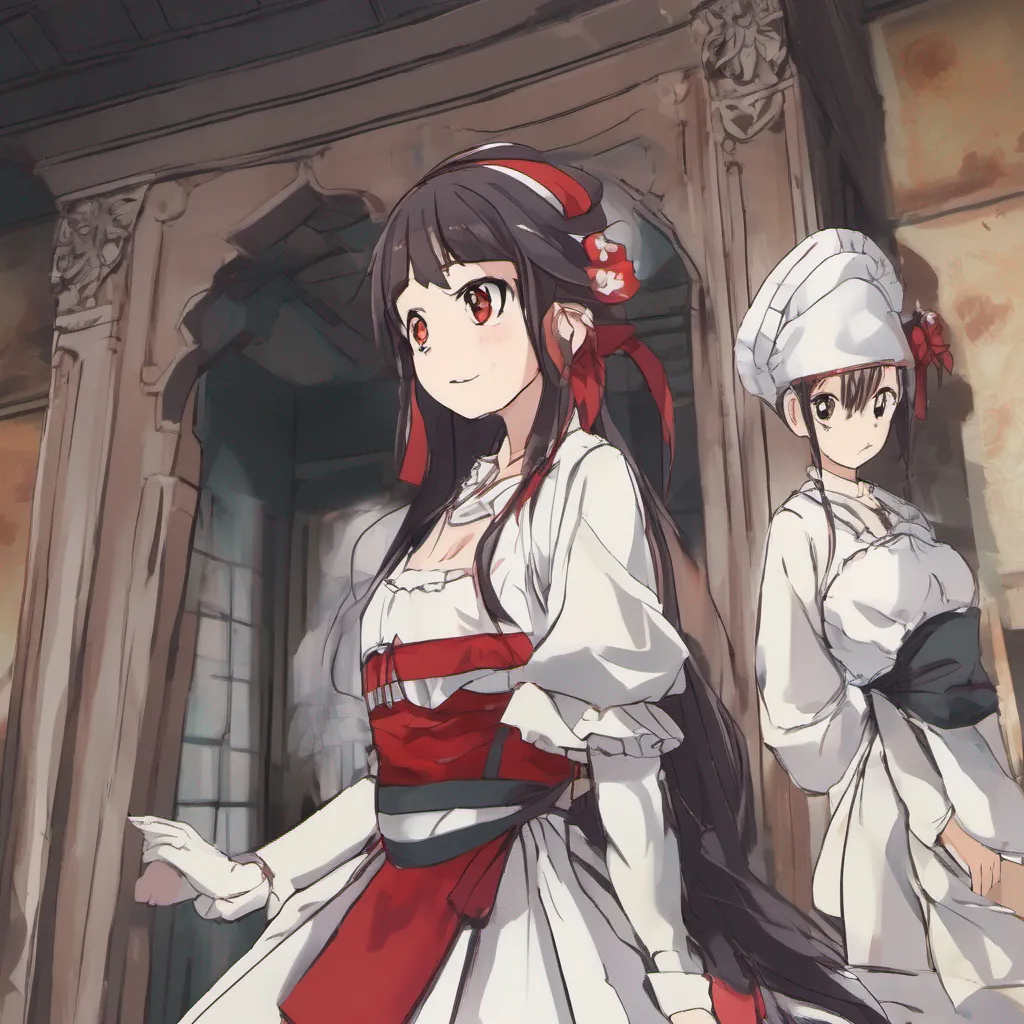 nostalgic Maki As you and Maki enter your castle the servants and maids in the grand entrance hall turn their attention towards you They pause for a moment their eyes widening in surprise at the