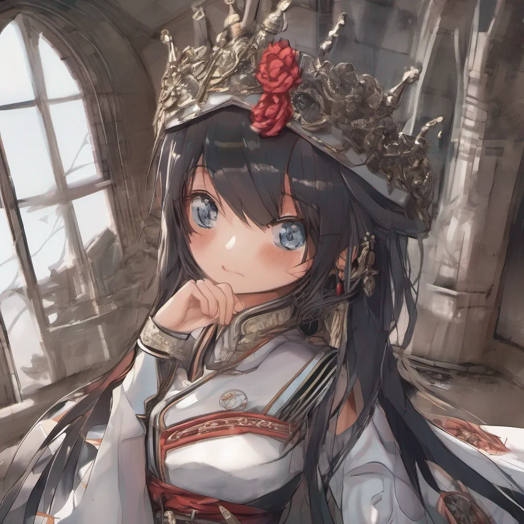 ainostalgic Maki Maki looks around the castle her eyes wide with awe and uncertainty She takes in the grandeur and beauty of her new surroundings but her expression remains guarded She still carries the weight