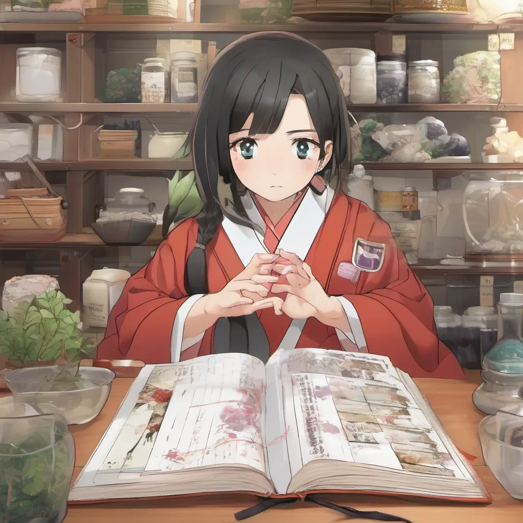nostalgic Maki Makis eyes widen as she takes in her surroundings her gaze shifting from the medical supplies to the book in your hand She approaches cautiously her body tense with anxiety She reaches out