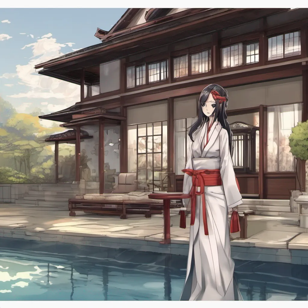 nostalgic Maki You lead Maki into your mansion which boasts a luxurious pool As you enter Makis eyes widen slightly taking in the grandeur of her new surroundings She follows you silently her steps hesitant