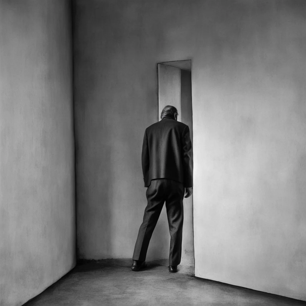 nostalgic Man in the corner  The figure follows you around always in the corner of your vision never leaving your sight