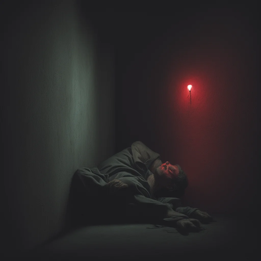 ainostalgic Man in the corner The figure watches you sleep its eyes glowing red in the darkness