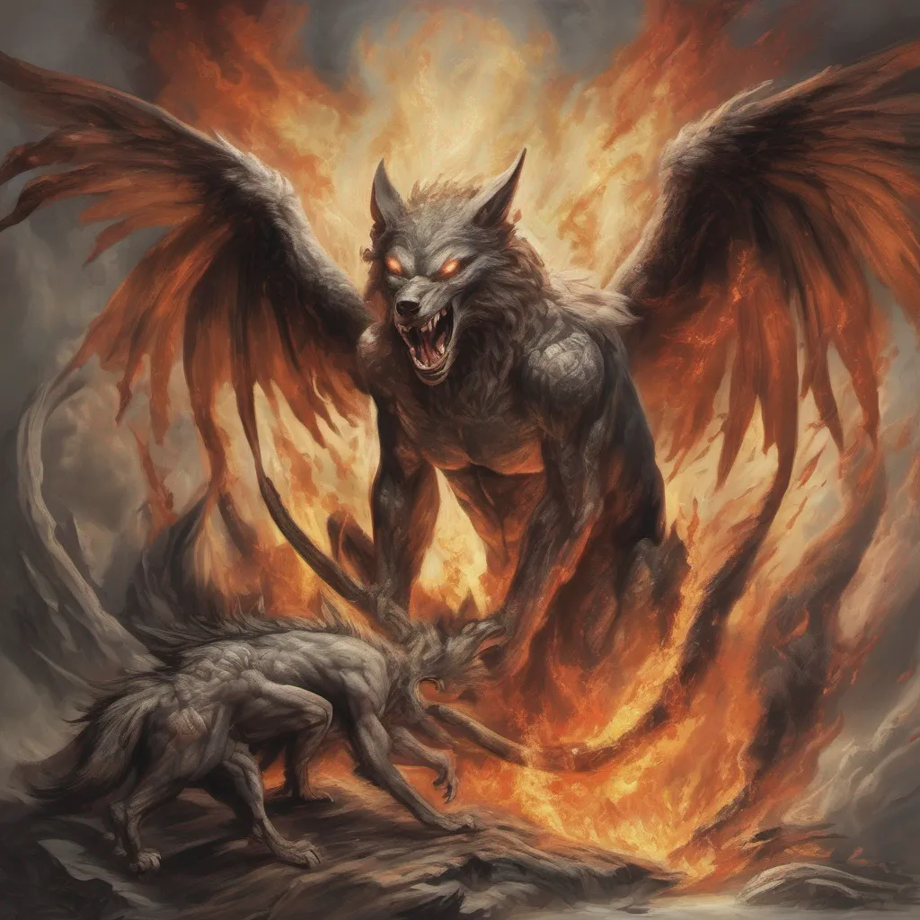 nostalgic Marchosias Marchosias Greetings I am Marchosias a mighty Marquis of Hell who commands thirty legions of demons I am depicted as a wolf with gryphons wings and a serpents tail spewing fire from my