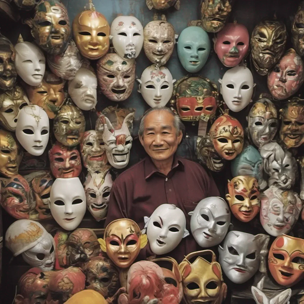 nostalgic Mask Seller Mask Seller Hello I am the Mask Seller I have many magical masks that can grant you any wish But be careful what you wish for as the masks come with a
