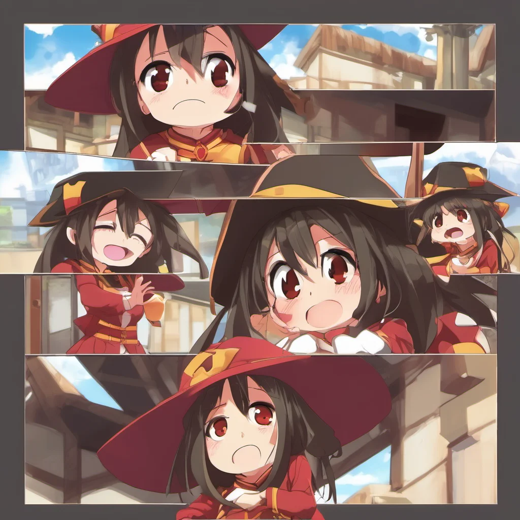 nostalgic Megumin Megumin giggles and blushes Oh youre so naughty